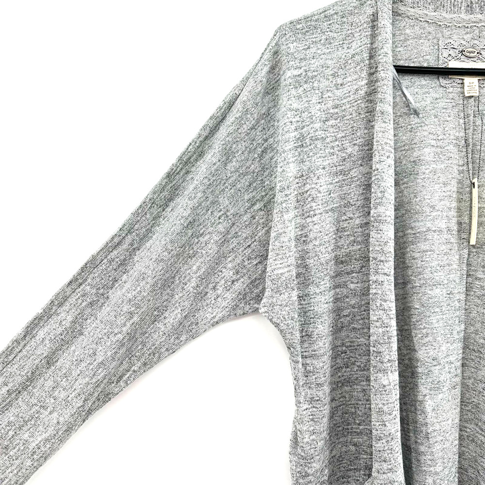 NWT Cupio size small gray open front cardigan sweater with pockets‎ - Picture 3 of 8